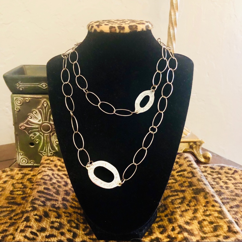 Silpada Sterling Silver Oval Link Necklace